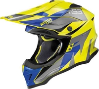 Nolan N53 Portland Motorcross helm Blauw Geel L