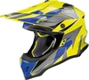 Nolan N53 Portland Motorcross helm Blauw Geel M