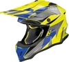 Nolan N53 Portland Motorcross helm Blauw Geel XL