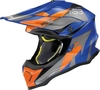 Nolan N53 Portland Motorcross helm Blauw Oranje S