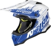 Nolan N53 Savannah Motorcross helm,  wit-blauw,  afmeting S