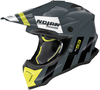 Nolan N53 Spakler Motorcross helm,  grijs-geel,  afmeting M voor man