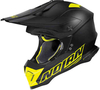 Nolan N53 Vultur Motorcross helm Zwart Geel S