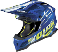 Nolan N53 Whoop Motorcross helm Zwart Geel M