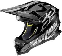 Nolan N53 Whoop Motorcross helm Zwart Grijs L