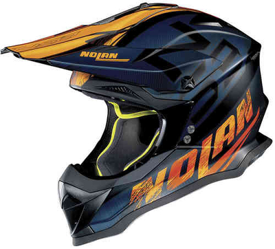 Nolan N53 Whoop Motorcross
helm Zwart Oranje 2XL