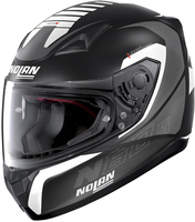 Nolan N60-5 Adept Helm,  zwart-wit,  afmeting L
