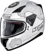 Nolan N60-5 C.Checa Replica Flat White Helmet Platte witte helm,  wit,  afmeting M