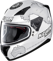 Nolan N60-5 C.Checa Replica Flat White Helmet Platte witte helm,  wit,  afmeting XS