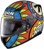 Nolan N60-5 C.Davies Helm Zwart Rood Blauw L