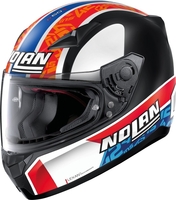 Nolan N60-5 Gemini Replica A. Rins Helm,  zwart-rood-blauw,  afmeting S