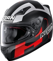 Nolan N60-5 Gemini Replica D. Petrucci Test Helm,  zwart-rood,  afmeting L