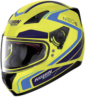 Nolan N60-5 Practice Helm Blauw Geel S