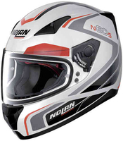 Nolan N60-5 Practice Helm Zwart Wit Rood L
