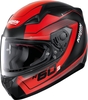 Nolan N60-5 Veles Helm,  zwart-rood,  afmeting XL