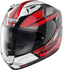 Nolan N60-6 Downshift Helm,  zwart-wit-rood,  afmeting M