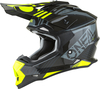 Oneal 2Series Rush V.22 Motorcross helm,  grijs-geel,  afmeting 2XL