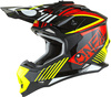Oneal 2Series Rush V.22 Motorcross helm,  rood-geel,  afmeting S