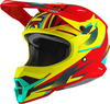 Oneal 3Series Riff 2.0 Motorcross helm Rood Geel S