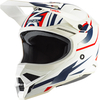 Oneal 3Series Riff 2.0 Motorcross helm,  wit-rood-blauw,  afmeting S