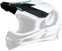 Oneal 3Series Riff Helm Shield,  zwart-wit