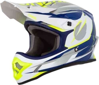 Oneal 3Series Riff Motorcross helm Blauw 2XL