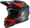 Oneal 3Series Triz Motorcross helm Rood Groen M