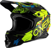 Oneal 3Series Villain 2.0 Motorcross helm Geel XS
