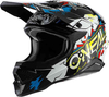 Oneal 3Series Villain 2.0 Motorcross helm Wit M