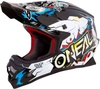 Oneal 3Series Villain Motorcross helm Wit M