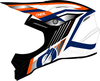 Oneal 3Series Vision Motorcross helm,  zwart-wit-oranje,  afmeting 2XL