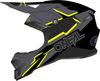 Oneal 3Series Voltage Motorcross Helm Zwart Geel M