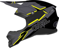 Oneal 3Series Voltage Motorcross Helm Zwart Geel M