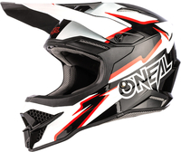 Oneal 3Series Voltage Motorcross helm,  zwart-wit,  afmeting 2XL