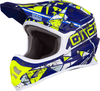Oneal 3Series Zen Motorcross helm Blauw L