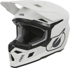 Oneal 3SRS Solid Motorcross helm,  wit,  afmeting XL voor man