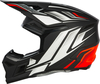 Oneal 3SRS Vertical Motorcross helm,  zwart-wit-rood,  afmeting XL
