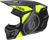 Oneal 3SRS Vision Motorcross helm,  zwart-geel,  afmeting XS voor man
