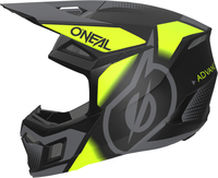 Oneal 3SRS Vision Motorcross helm,  zwart-geel,  afmeting XS voor man