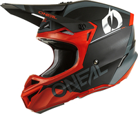 Oneal 5Series Haze V.22 Motorcross helm,  zwart-rood,  afmeting S