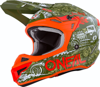 Oneal 5Series Polyacrylite HR Motorcross helm,  groen,  afmeting XS