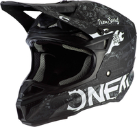 Oneal 5Series Polyacrylite HR Motorcross helm,  zwart-wit,  afmeting S
