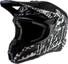 Oneal 5Series Polyacrylite Rider Motorcross helm,  zwart-wit,  afmeting S