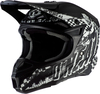 Oneal 5Series Polyacrylite Rider Motorcross helm,  zwart-wit,  afmeting XS