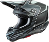 Oneal 5Series Polyacrylite Sleek Motorcross Helm Zwart Grijs XL