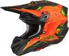 Oneal 5Series Polyacrylite Surge Motorcross helm,  zwart-rood,  afmeting L
