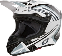 Oneal 5SRS Polyacrylite Spike Motorcross Helm,  zwart-wit,  afmeting XL voor man