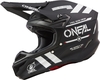 Oneal 5SRS Polyacrylite Warhawk Motorcross Helm,  zwart-wit,  afmeting XL voor man