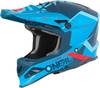 Oneal 8Series Blizzard Motorcross helm Blauw L