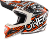 Oneal 8Series Synthy Motorcross helm Oranje 2XL